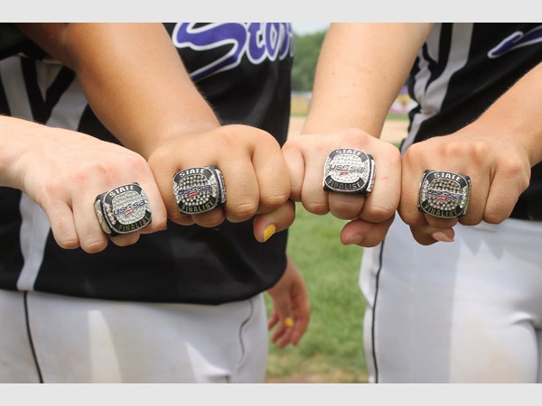 Custom Championship Rings for Youth Baseball Tournaments 2019