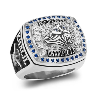 Deep engraved stainless steel custom championship rings for sale