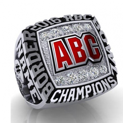 Cheap championship rings insert your own logo deep engraved 